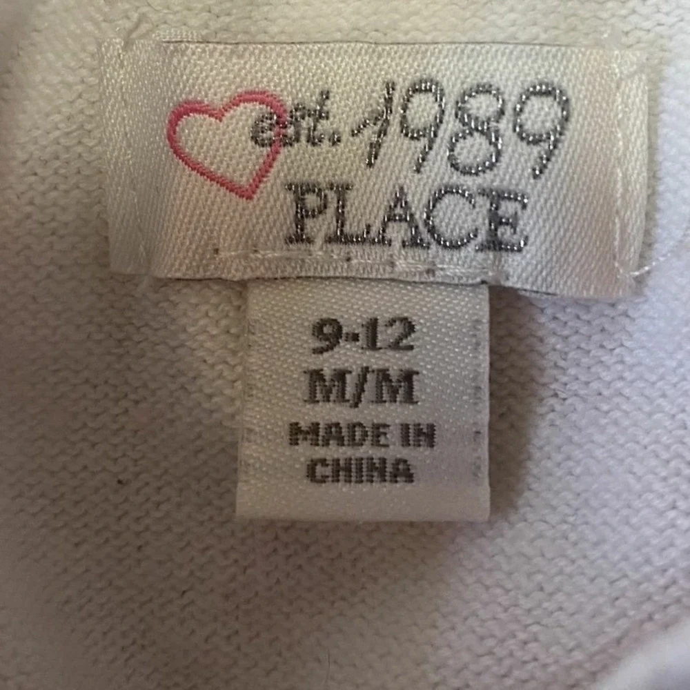 The Children's Place‎ Cardigan Girls 9-12 Months White Pointelle Knit Classic